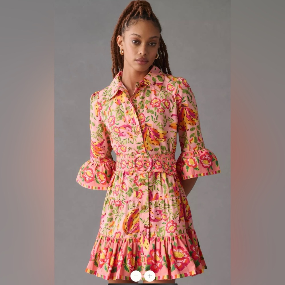 FARM Rio Painted Bananas Mini Dress
Size Large
NEW WITH TAGS